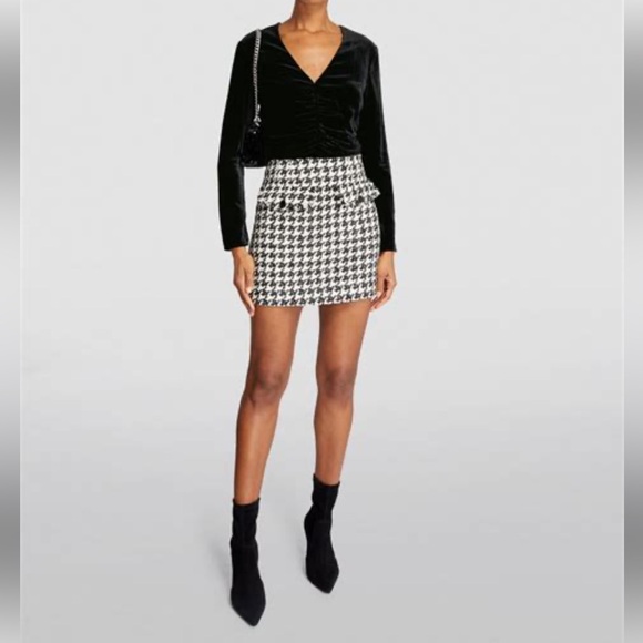 Veronica Beard Pelona Black Velvet Top - Picture 13 of 17